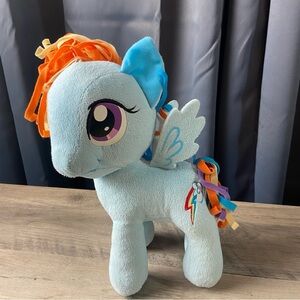 My Little Pony Rainbow Dash Plush Stuffed Animal Blue Pegasus